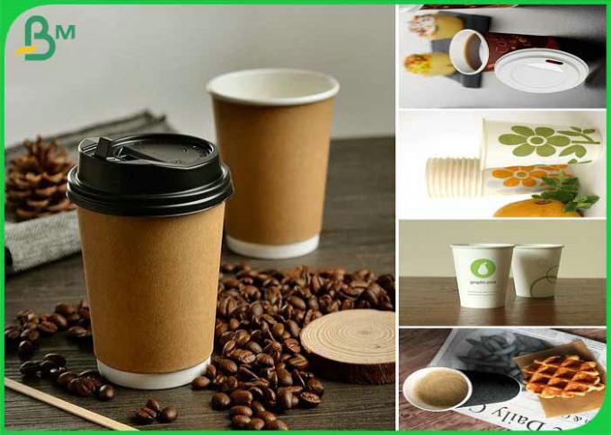 커피 잔을 위한 완전히 안전하고 & 청결한 70*100cm 160gsm +12g PE 컵 종이 목록