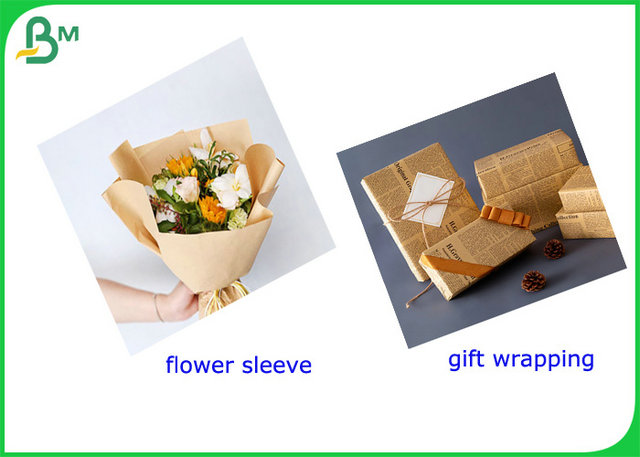 꽃 소매를 만들기를 위한 좋은 인쇄 목록 대나무 Kraft 종이 50g 70g
