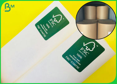 100% 버진 펄프 종이 봉지를 만들기를 위한 재사용할 수 있는 백색 크래프트 종이 목록