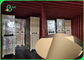 슈 박스 내꺽임성을 위한 식품 등급 1100 밀리미터 갈색인 크래프트 페이퍼 롤
