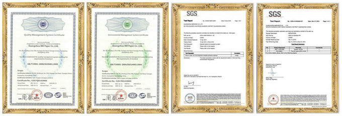 FSC Green Colored Book Binding Board Good Stiffness For Folder Customized
