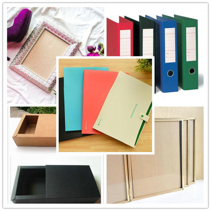 FSC Green Colored Book Binding Board Good Stiffness For Folder Customized