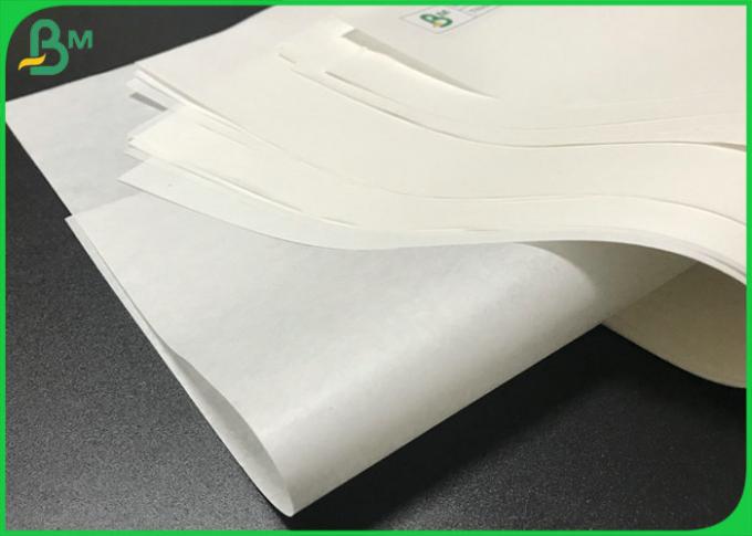 디저트 포장을 위한 백서 FDA 공인된 크래프트 페이퍼 롤을 감싸는 30G 35G 하얀 먹이