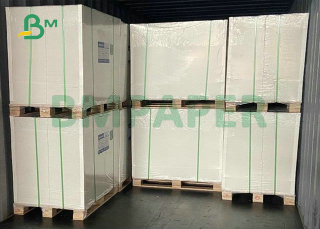 높은 순백 71 센티미터 72 센티미터 폭은 재생 카드를 위한 280gsm 300gsm 블루코레 C2S 종이를 끌어당깁니다
