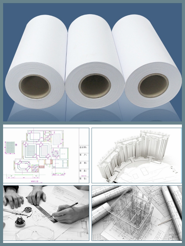 공학 복사기를 위한 넓은 포맷 플로터 마커 20lb 80g 논문을 끌어내는 CAD