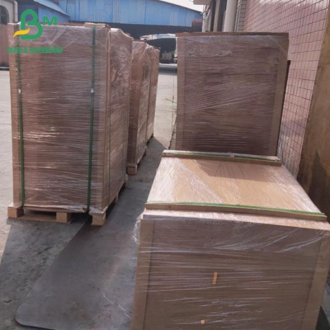 바깥 박스에게 식료품 용기를 위한 300gsm 비표백 크라프트 갈색지를 가지고 가세요 0