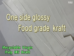 식품급 MG 흰색 크래프트 종이