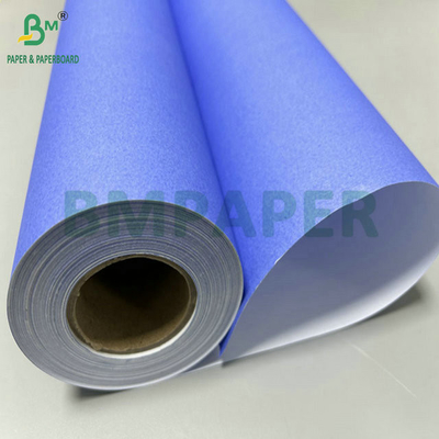 20Lb 24" x 150ft 부착되지 않은 단일 보라색 파란색 디지털 종이 CAD 그림 인쇄