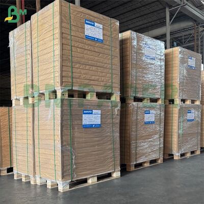 40gm 황금 노란색 처녀 줄무늬 Kraft 종이 시트, 높은 습기 강도