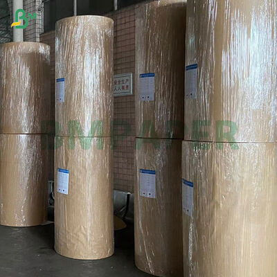 40gsm + 10gsm 기름 막성 단면 반짝이는 PE 코팅 종이 식품 포장용