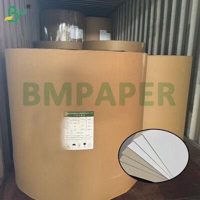 300g 흰색 앞 회색 뒷면 듀플렉스 보드 딱딱한 포장재 70cm 115cm 120cm 롤