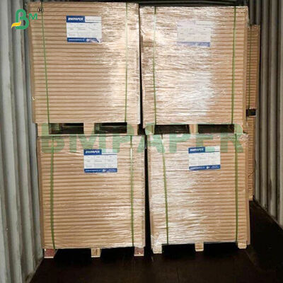 300gsm 양면 PE 코팅 방유 갈색 크라프트지