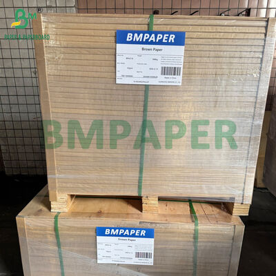 고 내구성 40GSM 60GSM 자연 갈색 기계 가시 띠 Kraft 종이