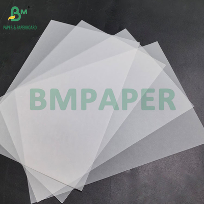38g 40g 식품 등급 흰색 기름질 수 없는 햄버거 포장용 Waxed Paper