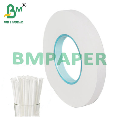 25mm x 1000m 식품 등급 포장 빨대 덩어리 롤과 함께 백지 28g