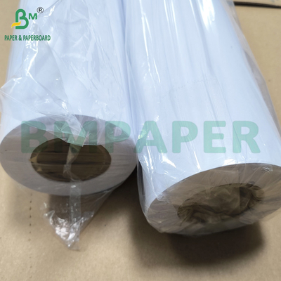 컬러 잉크젯 프린팅 종이 150gr 한쪽 코팅 된 흰 종이 914mm X 30m 롤