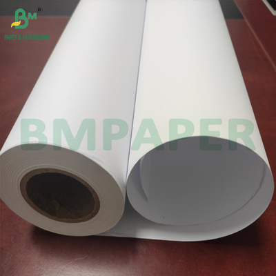 컬러 잉크젯 프린팅 종이 150gr 한쪽 코팅 된 흰 종이 914mm X 30m 롤