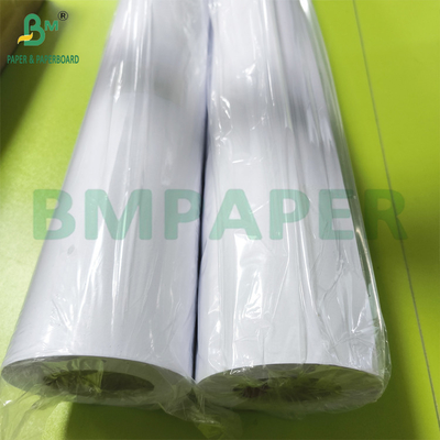 컬러 잉크젯 프린팅 종이 150gr 한쪽 코팅 된 흰 종이 914mm X 30m 롤