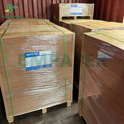 PE 코팅 한쪽 브라운 크래프트 카지노 점심 상자에 대한 큰 시트 400gm + 15g