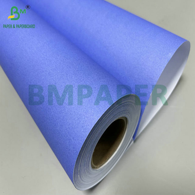 20Lb 24" x 150ft 부착되지 않은 단일 보라색 파란색 디지털 종이 CAD 그림 인쇄
