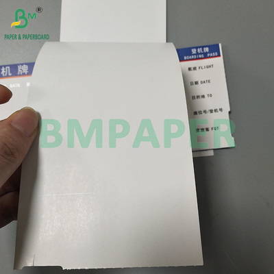 175GSM 화이트 빈 카드 열용 종이 탑승 카드를 위한 도울 사이드 프린팅