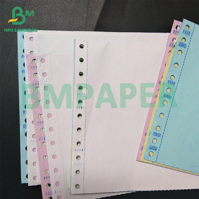 60GSM 75GSM 다채로운 탄소 없는 NCR ATM 영수증 종이 롤 CB CFB CF