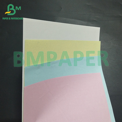 60GSM 75GSM 다채로운 탄소 없는 NCR ATM 영수증 종이 롤 CB CFB CF