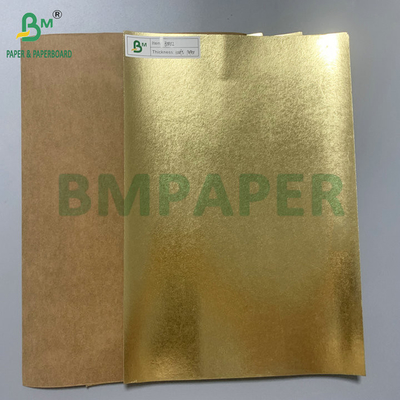 섬유 기반 0.35mm 0.55mm Kraft 세척 가능한 종이 텍스처 부드럽게 굴레