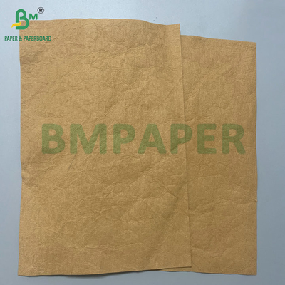 섬유 기반 0.35mm 0.55mm Kraft 세척 가능한 종이 텍스처 부드럽게 굴레