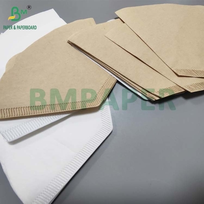 50gm 천연 흰색 갈색 커피 필터 종이