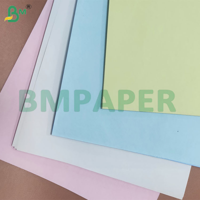 48-80 GSM 컬러 코팅 된 NCR 비 탄소 종이 코핑 및 쓰기