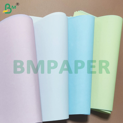 48-80 GSM 컬러 코팅 된 NCR 비 탄소 종이 코핑 및 쓰기