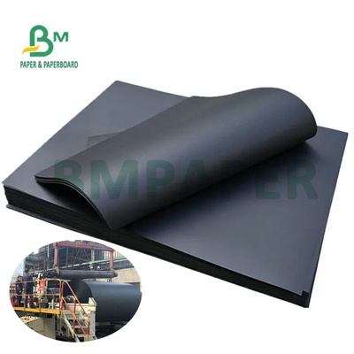 400gm 450gm 블랙 카드 스톡 종이 64x92cm 70x100cm 두꺼운 크래프트 종이