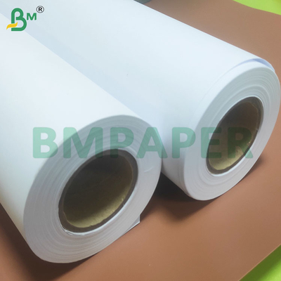 80 GSM 고정도 반 롤 CAD 플롯터 종이 롤 614mm 너비