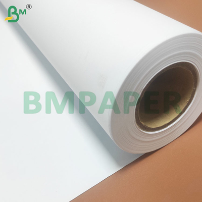 80 GSM 고정도 반 롤 CAD 플롯터 종이 롤 614mm 너비