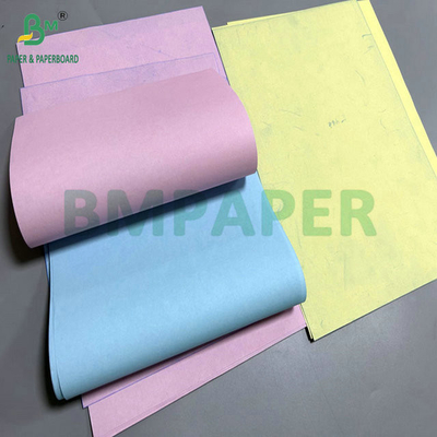 50gm 60gm 8.5 "x 14" 분홍색 파란색 탄소 없는 종이 배달 영수증