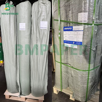 0.55mm 0.60mm 어두운 갈색 청바지용 Kraft 종이 롤 150cm X 100m