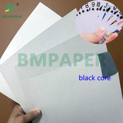 71cm 롤 280gsm 300gsm C2S 블랙 코어 포커 카드