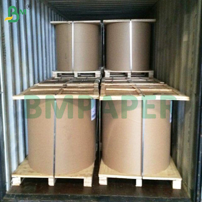 35grs 흰색 & 갈색 MG Kraft Paper Roll 60cm 한쪽 화려함