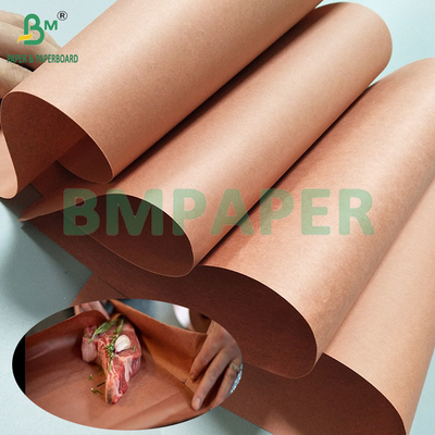 66gm 70gm 비포장 분홍색 고사용 종이 롤 바비큐 60cm*50m