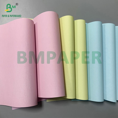 60gm 75gm CB 흰색 CFB CF 파란색 노란색 분홍색 탄소 없는 종이 70x100cm 큰 크기