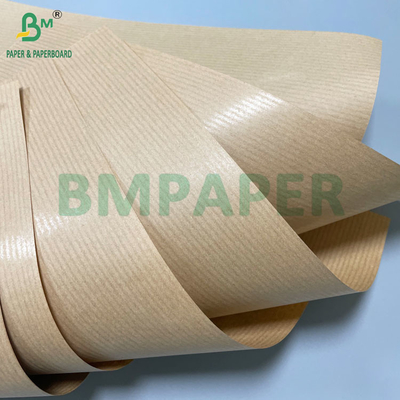 처녀 목재 직물 30GSM ~ 120GSM 비옥하지 않은 MG 리브드 크래프트 포장용 종이