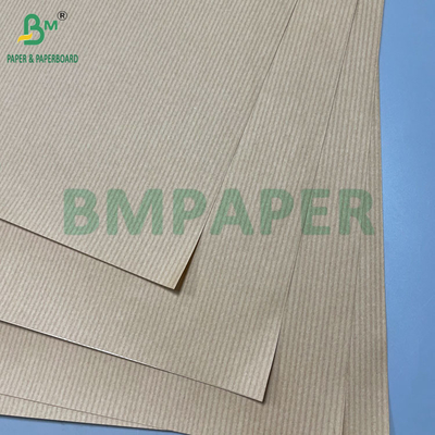 처녀 목재 직물 30GSM ~ 120GSM 비옥하지 않은 MG 리브드 크래프트 포장용 종이