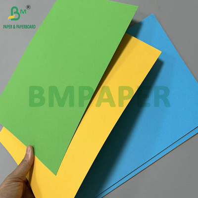 180그램 220그램 파란색 노란색 색상 채권 종이 일반 인쇄 70 x 100cm