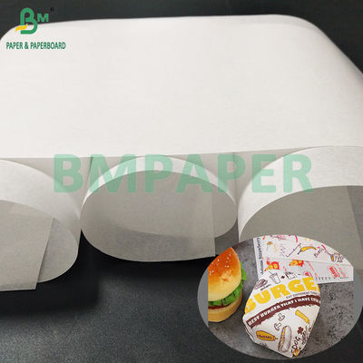 40gsm Greaseproof White Pelleaglio Paper Kit5 Kit7 For Hamburger Packaging