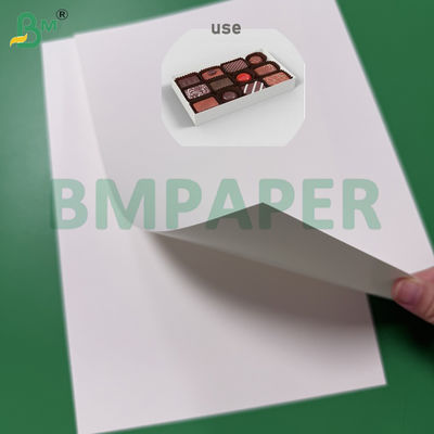 12pt 245gsm C1S 식품 포장재와 직접 접촉할 수 있는 기름 방지용 종이판