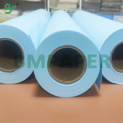 이중 면 파란색 80gm 청사진 종이 롤 엔지니어링 도화