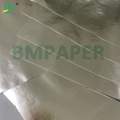 식품 등급 효율적인 열 밀봉성 56gsm 은색 패스트푸드 알루미늄 호일 종이