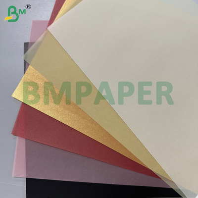 55-180gsm 고급 트레이싱지 멀티 컬러 반투명 백색 벨럼지