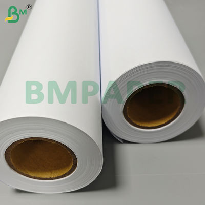 80Gsm 610mm*150m Uncoated Clear Image CAD Plotter Paper Rolls